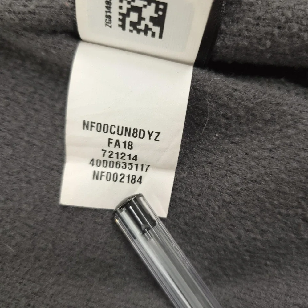 The North Face Jacket Mens‎ Small Gray Softshell Full Zip Hiking NF00CUN8DYZ